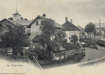 Photo ancienne du Village de Cuarnens